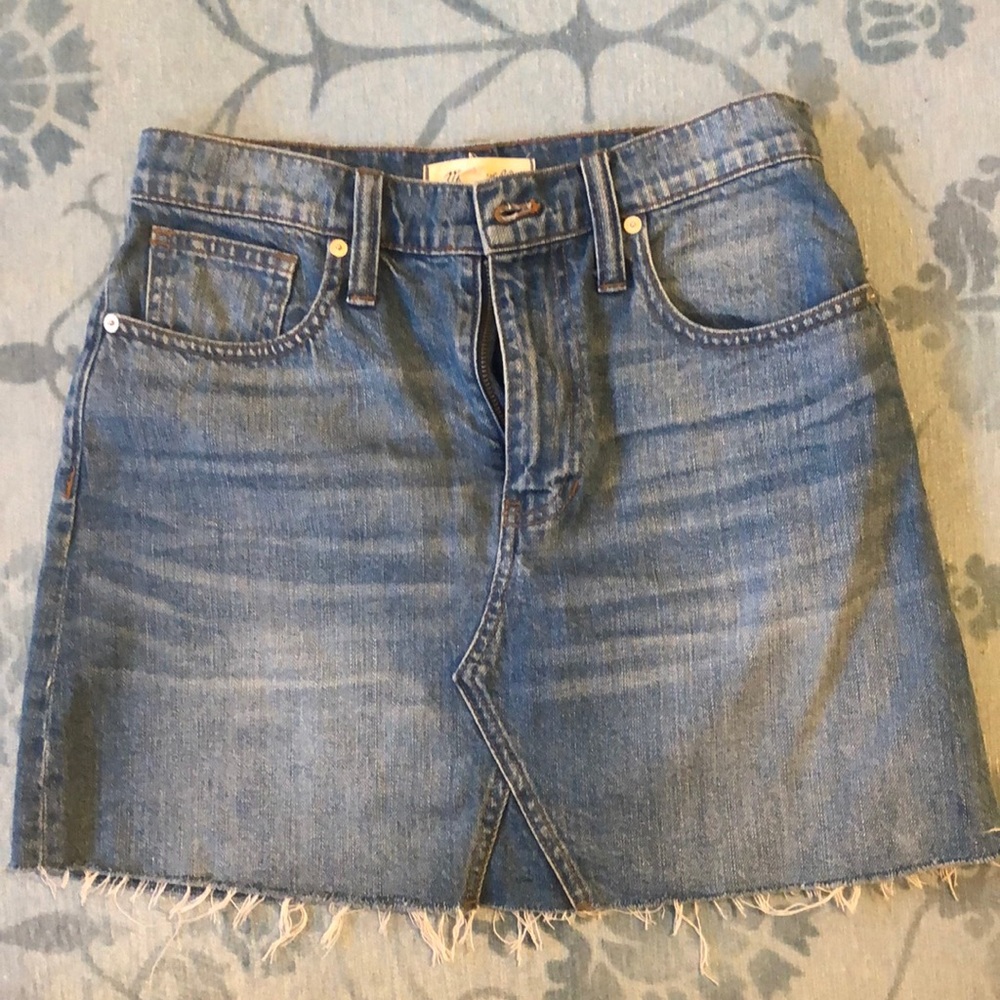Madewell Denim skirt
